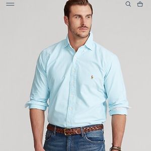 Ralph Lauren Classic Fit Light Blue XXL Oxford